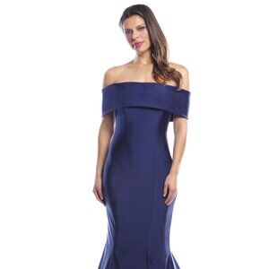 Bari Jay 2065 Navy Blue Bridesmaids/Evening gown - store sample